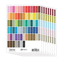 Tim Holtz Distress Mini Ink Pad Label Sheet White