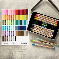 Tim Holtz Distress Mini Ink Pad Label Sheet White