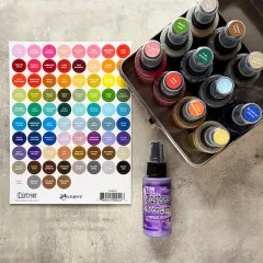 Tim Holtz Distress Small Round Label Sheet White