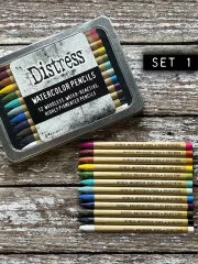 Tim Holtz Distress Watercolor Pencils Set 1