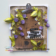 TEXT{ures} - Cutting Dies - Beneath the Brambles - Woodgrain