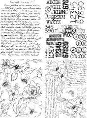 TEXT{ures} - Decoupage Paper - Beneath the Brambles