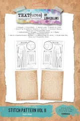TEXT{ures} - Rub-On Transfer Set - Dragonfly Dreams - Stitch Pattern Vol II by Lou Collins