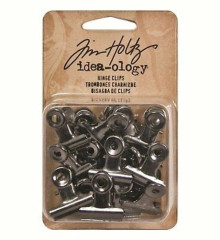 Idea-Ology Hinge Clips Antique Nickel