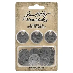Idea-Ology Metal Adornments - Thought Tokens