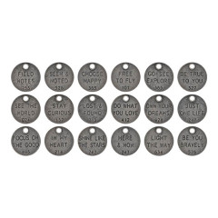 Idea-Ology Metal Adornments - Thought Tokens
