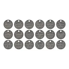 Idea-Ology Metal Adornments - Thought Tokens
