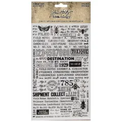 Idea-Ology Remnant Rub-Ons - Specimen