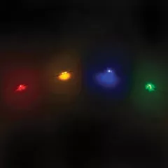 Idea-Ology Tiny Light Strands - Christmas Festive Colors