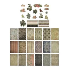Idea-Ology Worn Wallpaper Scraps - Halloween