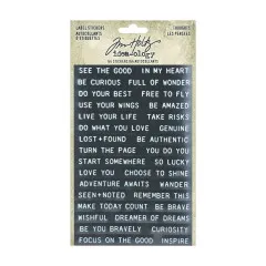 Idea-Ology Sentiments Label Sticker - Thoughts