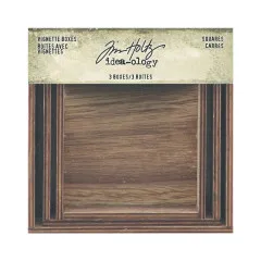 Idea-Ology Wooden Vignette Boxes - Squares