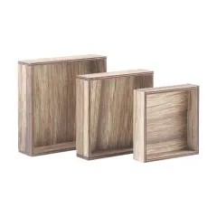 Idea-Ology Wooden Vignette Boxes - Squares
