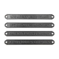 Idea-Ology Metal Word Plaques - Large