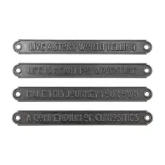 Idea-Ology Metal Word Plaques - Large