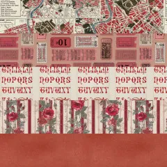 Idea-Ology - 12x12 Paper Pad - Palette Collection - Red