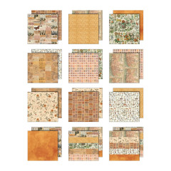 Idea-Ology - 12x12 Paper Pad - Palette Collection - Orange