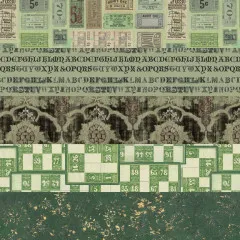 Idea-Ology - 12x12 Paper Pad - Palette Collection - Green