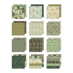Idea-Ology - 12x12 Paper Pad - Palette Collection - Green
