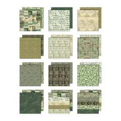Idea-Ology - 12x12 Paper Pad - Palette Collection - Green