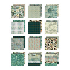 Idea-Ology - 12x12 Paper Pad - Palette Collection - Teal
