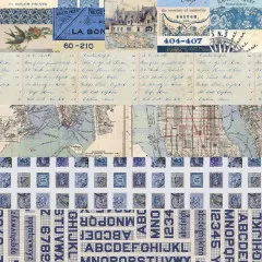 Idea-Ology - 12x12 Paper Pad - Palette Collection - Indigo
