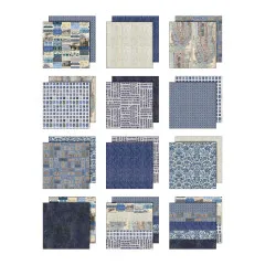 Idea-Ology - 12x12 Paper Pad - Palette Collection - Indigo