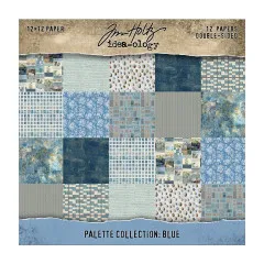 Idea-Ology - 12x12 Paper Pad - Palette Collection - Blue