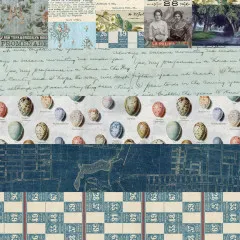 Idea-Ology - 12x12 Paper Pad - Palette Collection - Blue