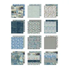 Idea-Ology - 12x12 Paper Pad - Palette Collection - Blue