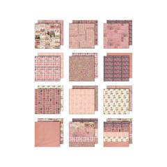 Idea-Ology - 8x8 Paper Pad - Palette Collection - Pink