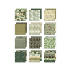 Idea-Ology - 8x8 Paper Pad - Palette Collection - Green