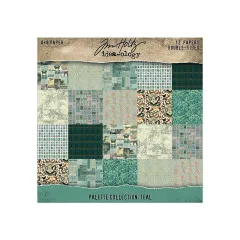 Idea-Ology - 8x8 Paper Pad - Palette Collection - Teal