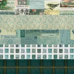 Idea-Ology - 8x8 Paper Pad - Palette Collection - Teal