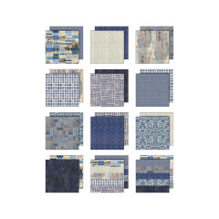 Idea-Ology - 8x8 Paper Pad - Palette Collection - Indigo