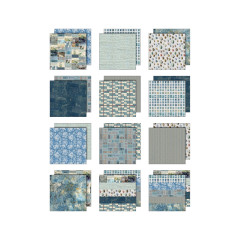 Idea-Ology - 8x8 Paper Pad - Palette Collection - Blue