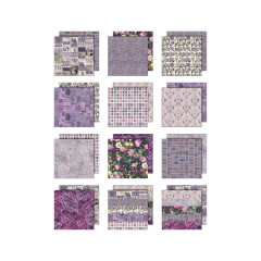 Idea-Ology - 8x8 Paper Pad - Palette Collection - Purple