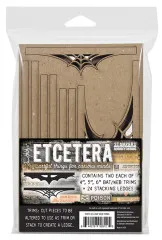 Tim Holtz Etcetera Scallop Trims - Bat and Web