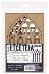 Tim Holtz Ecetera Cathedral Windows