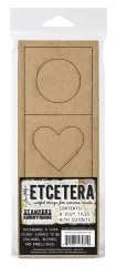 Tim Holtz Etcetera Tiles - Large Cutout