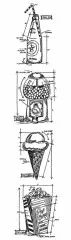 Cling Stamps Tim Holtz - Mini Blueprint Strips Treats