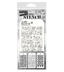 Tim Holtz Mini Layered Stencil Set 6