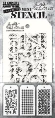 Tim Holtz Mini Layered Stencil Set 7
