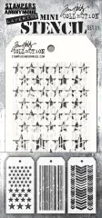 Tim Holtz Mini Layered Stencil Set 11