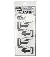 Tim Holtz Layered Stencil - Direction