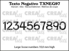CREAlies Texto Negativo - Numbers Large