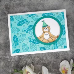 Clear Stamps - Happy Sloth Day