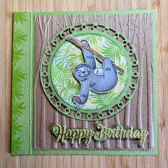 Clear Stamps - Happy Sloth Day