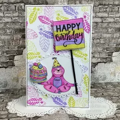 Clear Stamps - Happy Sloth Day