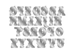 Metal Die - Vintage Carnival - Carnival Alphabet